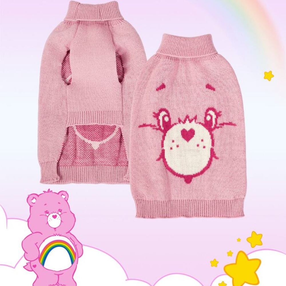 Care Bear Cheer Bear pet winter sweater